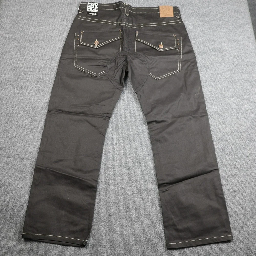 Enyce Jeans‎ Mens 38x32 Chocolate Brown Relaxed Fit 100% Cotton Sean Combs